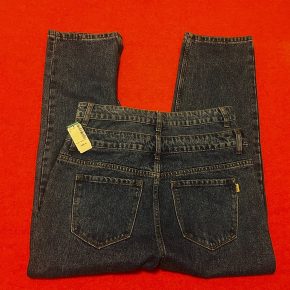 Vibrant M.I.U dark wash double waist high rise mom fit jeans NWT - Picture 11 of 13